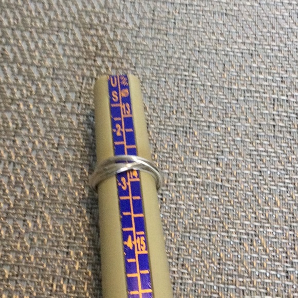 925 Triple Loop Silver rings - Picture 3 of 4